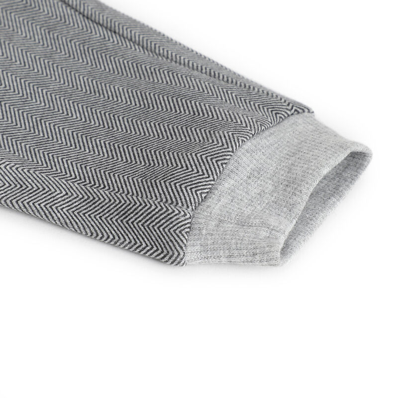 Boys Medium Grey Solid Long Trousers with Suspenders image number 2